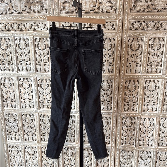 Free People Black Skinny Jeans Stretchy Denim - Picture 2 of 5